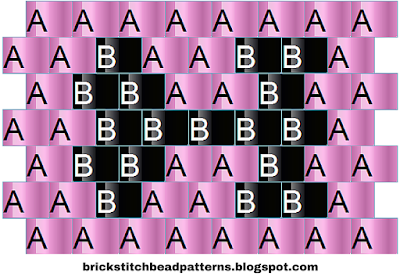Printable Pony Bead Alphabet 1 Labeled Letter H