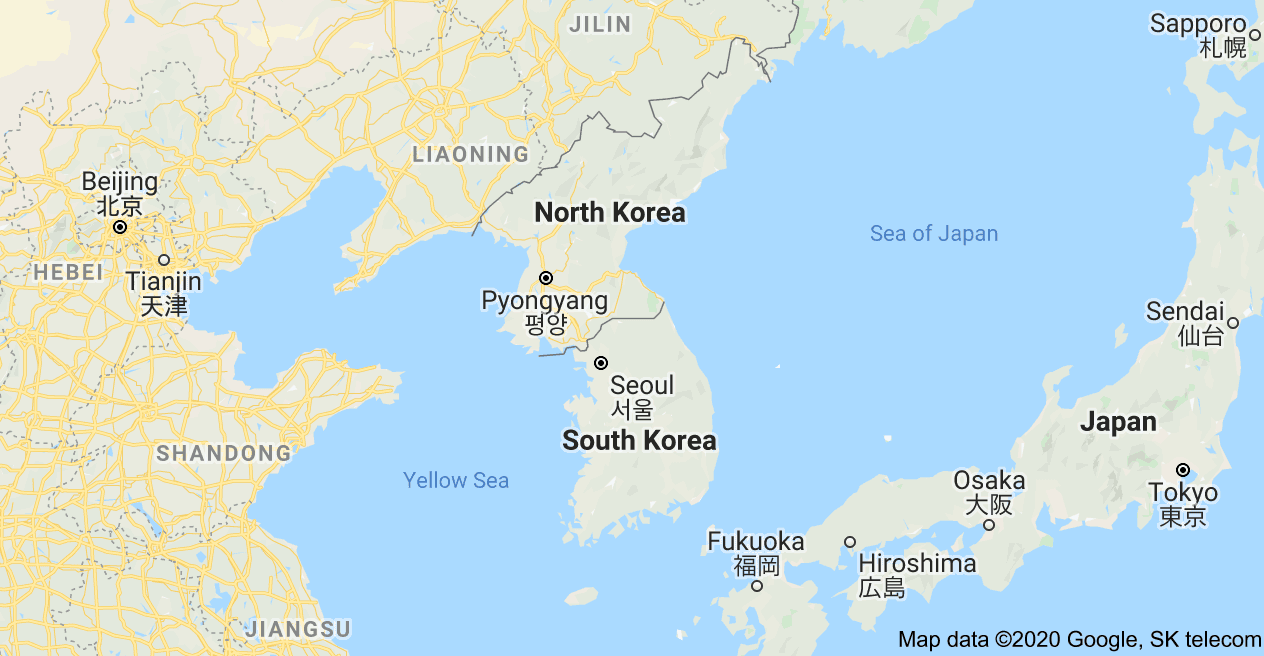 Северная корея на карте граница с россией. Граница Кореи и КНДР на карте. Северная Корея границы на карте.