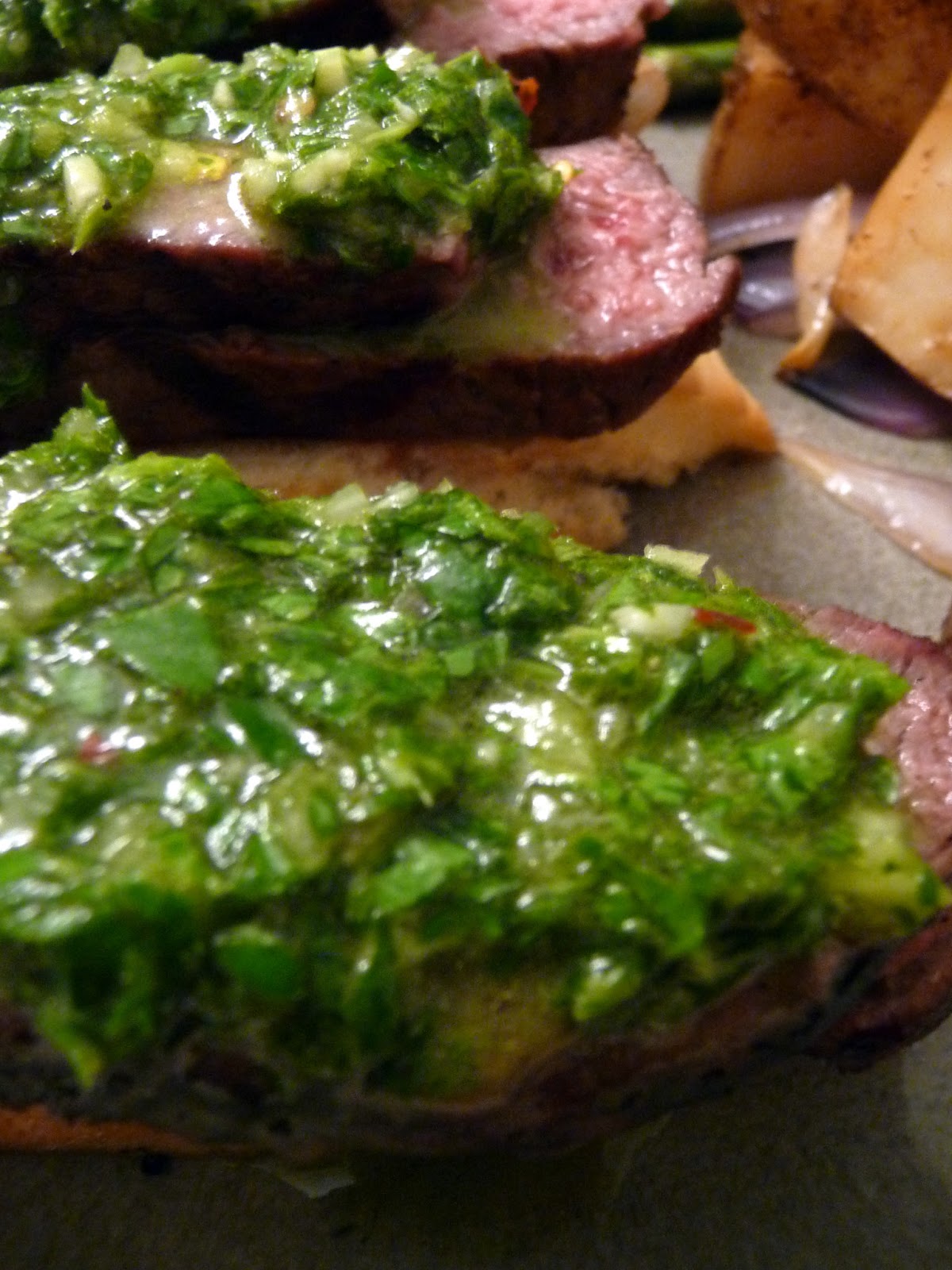 Chef Bolek Steak GauchoStyle with Argentinian Chimichurri Sauce