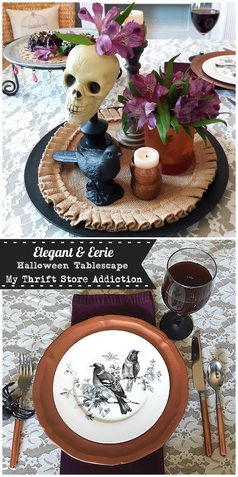 Halloween tablescape