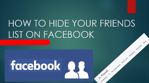 How to Hide Friend List on Facebook