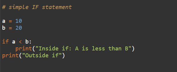 Geek4Tutorial.com: If, If...else, If...elif...else, Nested If