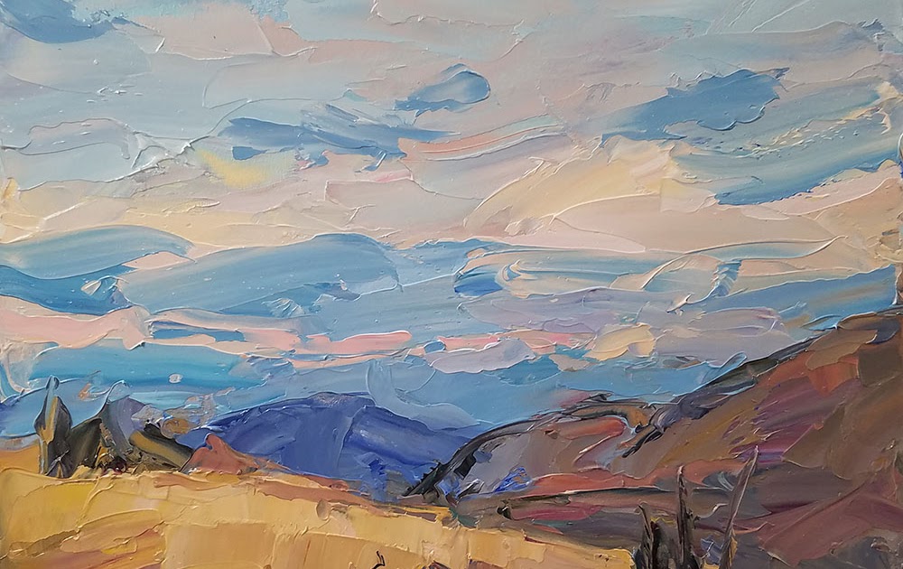 Kathryn Townsend Painting Studio Yakima Hills