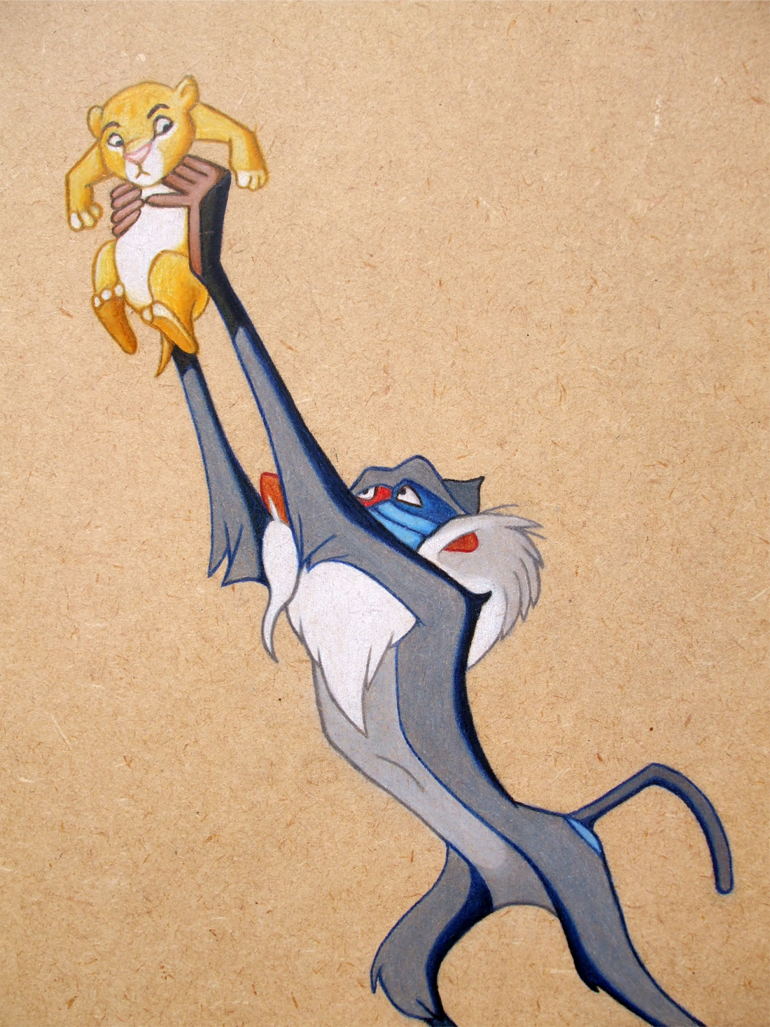 Картинки король лев обезьяна