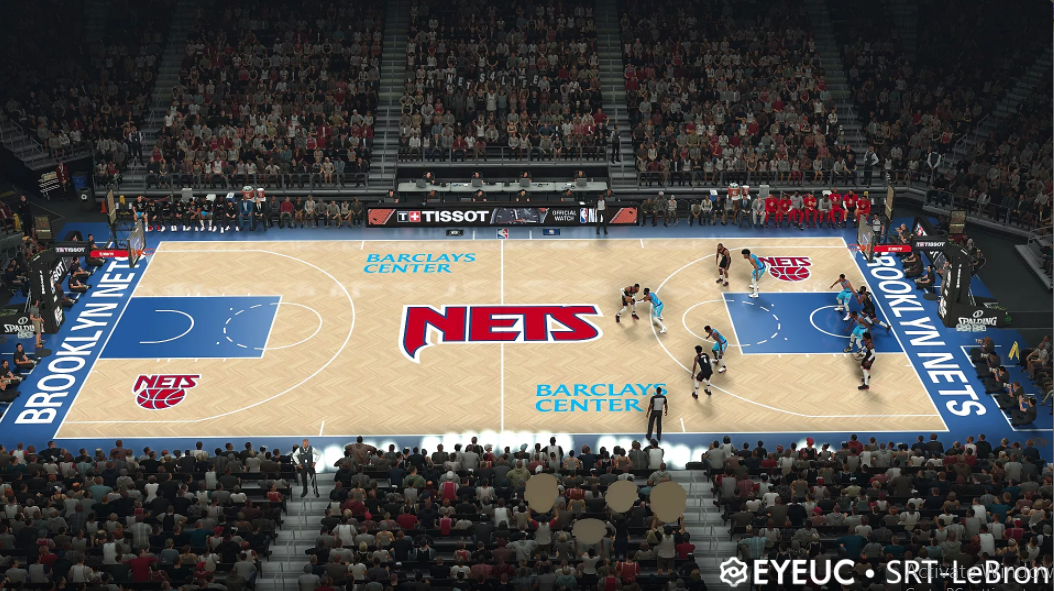 NBA 2K21 202021 Season Official Nets Court By SRTLebron