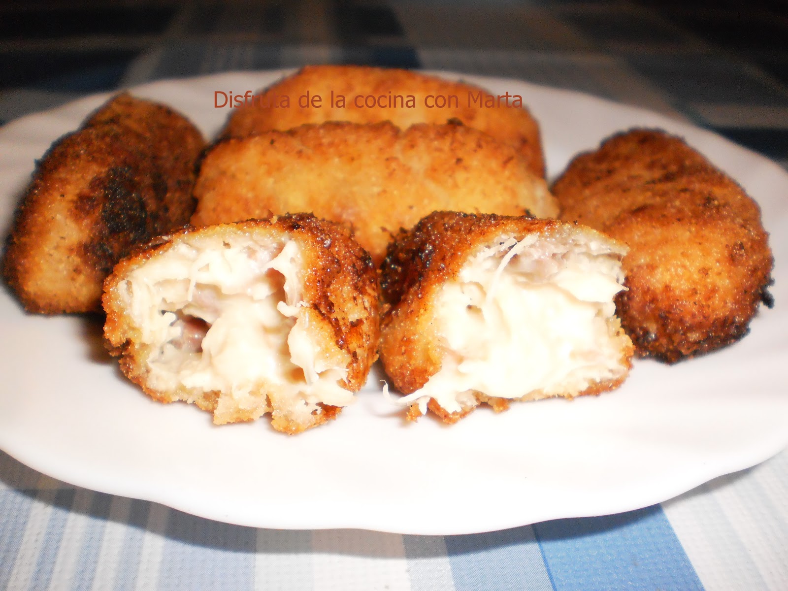 Disfruta de la cocina con Marta Croquetas de jamón y pollo