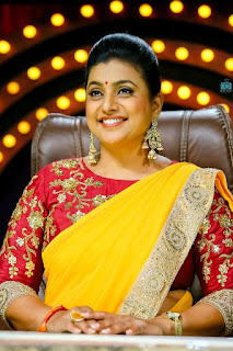 Tamil Golden Actress Roja Glams Saree Pics