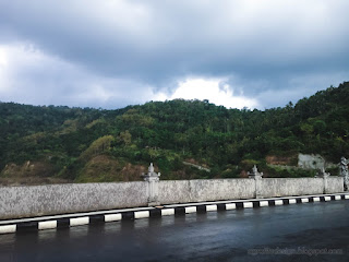 Cloudy Scenery Highway Road And The Hills At The Village Ularan North Bali Indonesia
