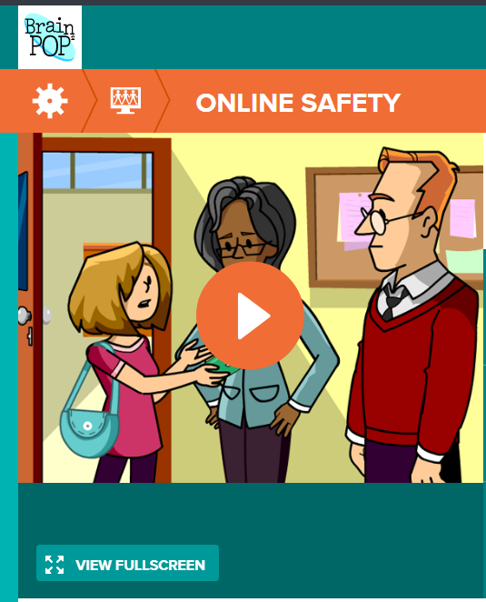 Grade 5 Online Safety, BrainPOP