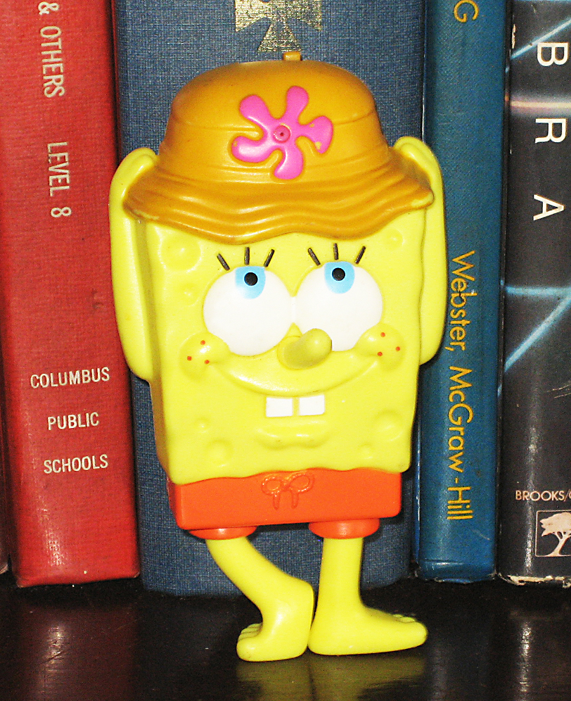 Percy's Fast Food Toy Stories: SpongeBob with fancy hat Burger King