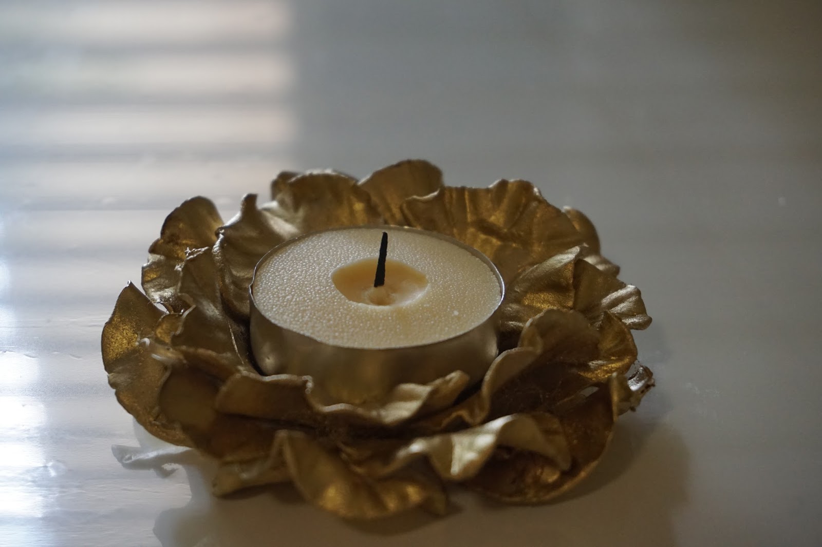 crafts and crafts only Air dry clay candle holder Home decor DIY