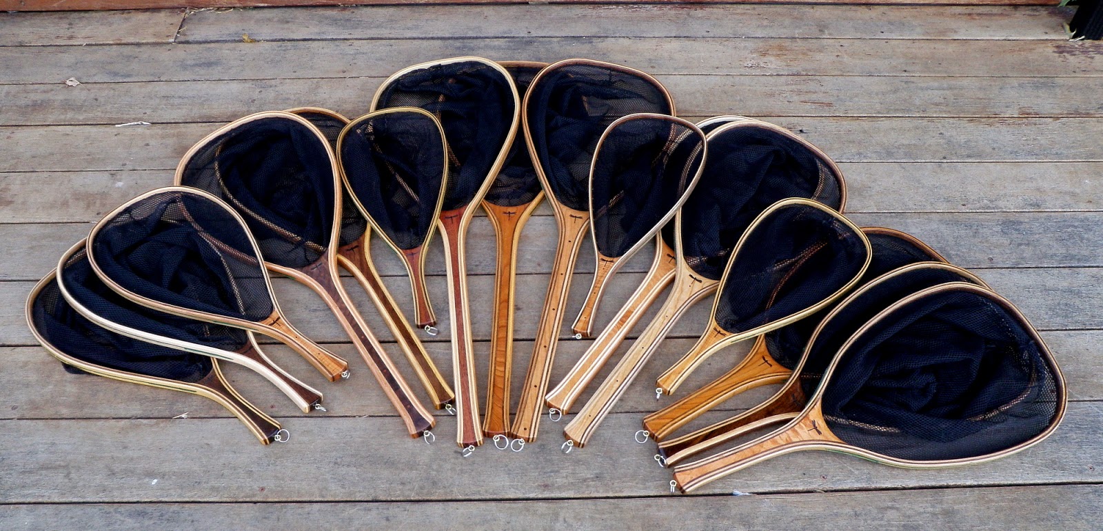 J Wood Fly Fishing Handcrafted Landing Nets