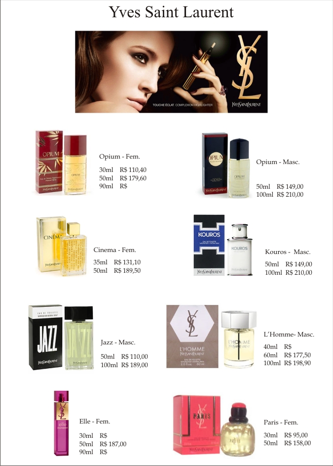 VITRINE FRANCESA PERFUMARIA -: CATALOGO DE PERFUMES