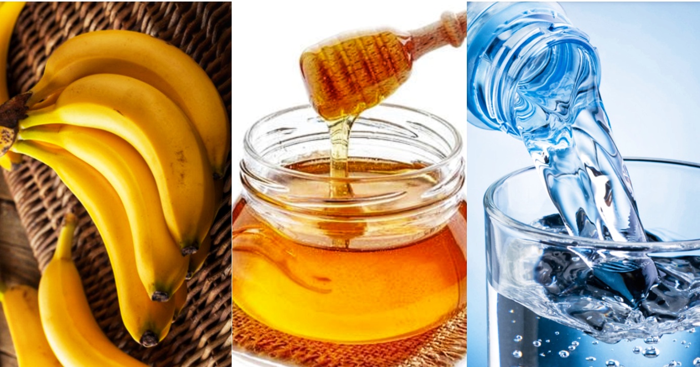 Mixture Of Bananas, Honey and Water Can Help Eliminate Coughs And Colds