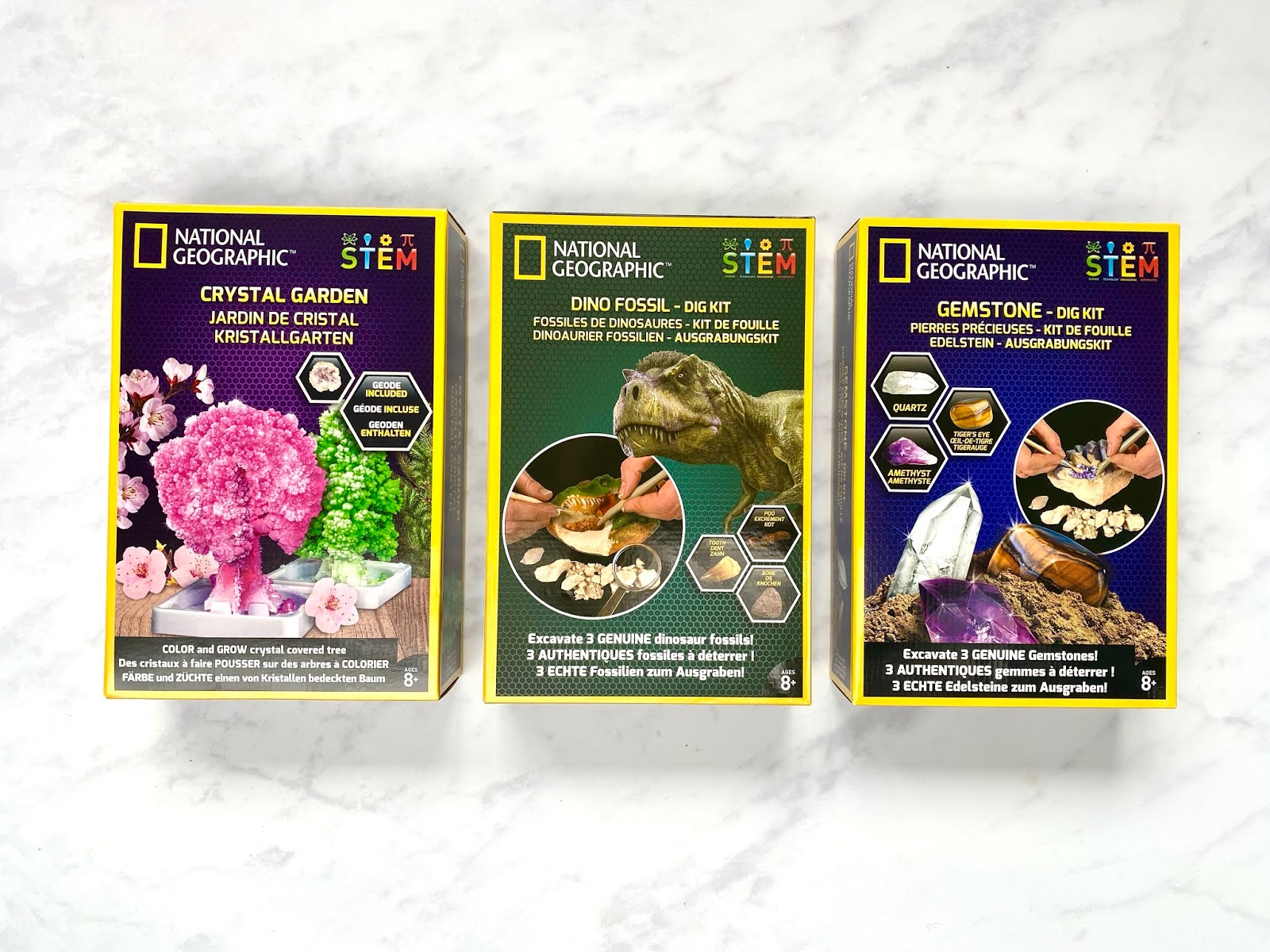 Review: Bandai's National Geographic STEM learning: Dig Kits and Crystal  Garden - Counting To Ten