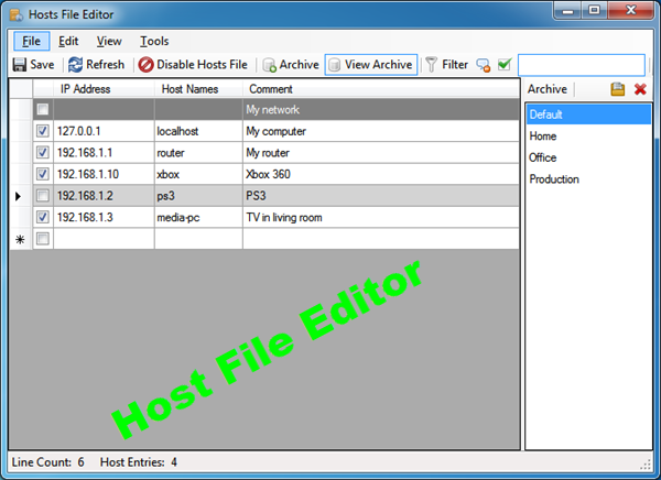 Modifica file host in Windows 10