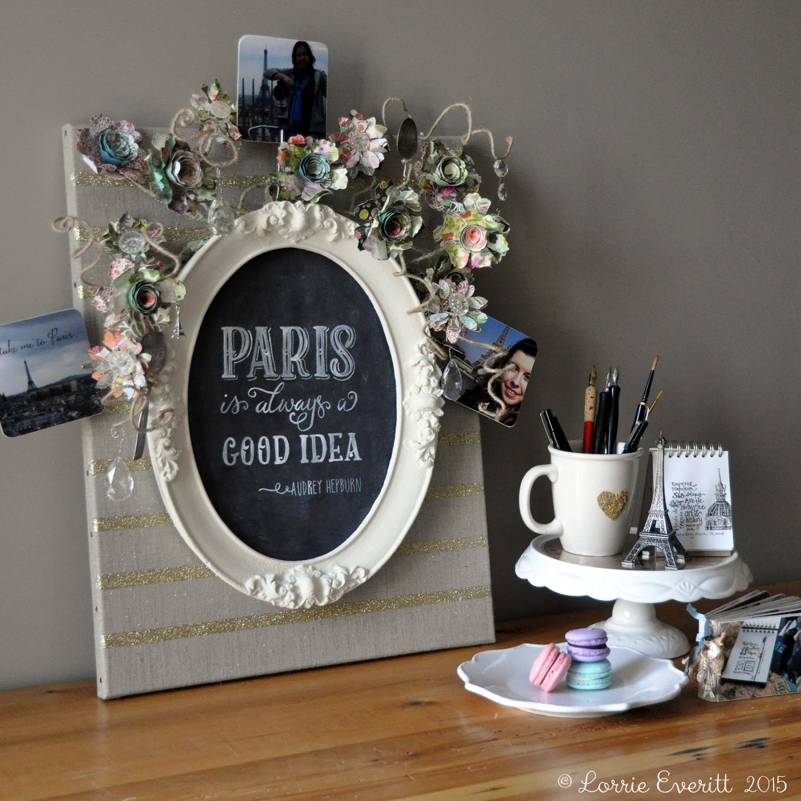 Michaels' Springtime in Paris contest | Lorrie Everitt Studio #SpringtimeInParis