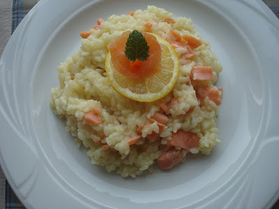 Risotto cu somon afumat