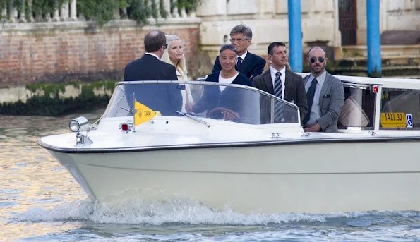 Crown Princess Mette-Marit of Norway opened the the Nordic Pavilion at the Venice Biennale in Venice.