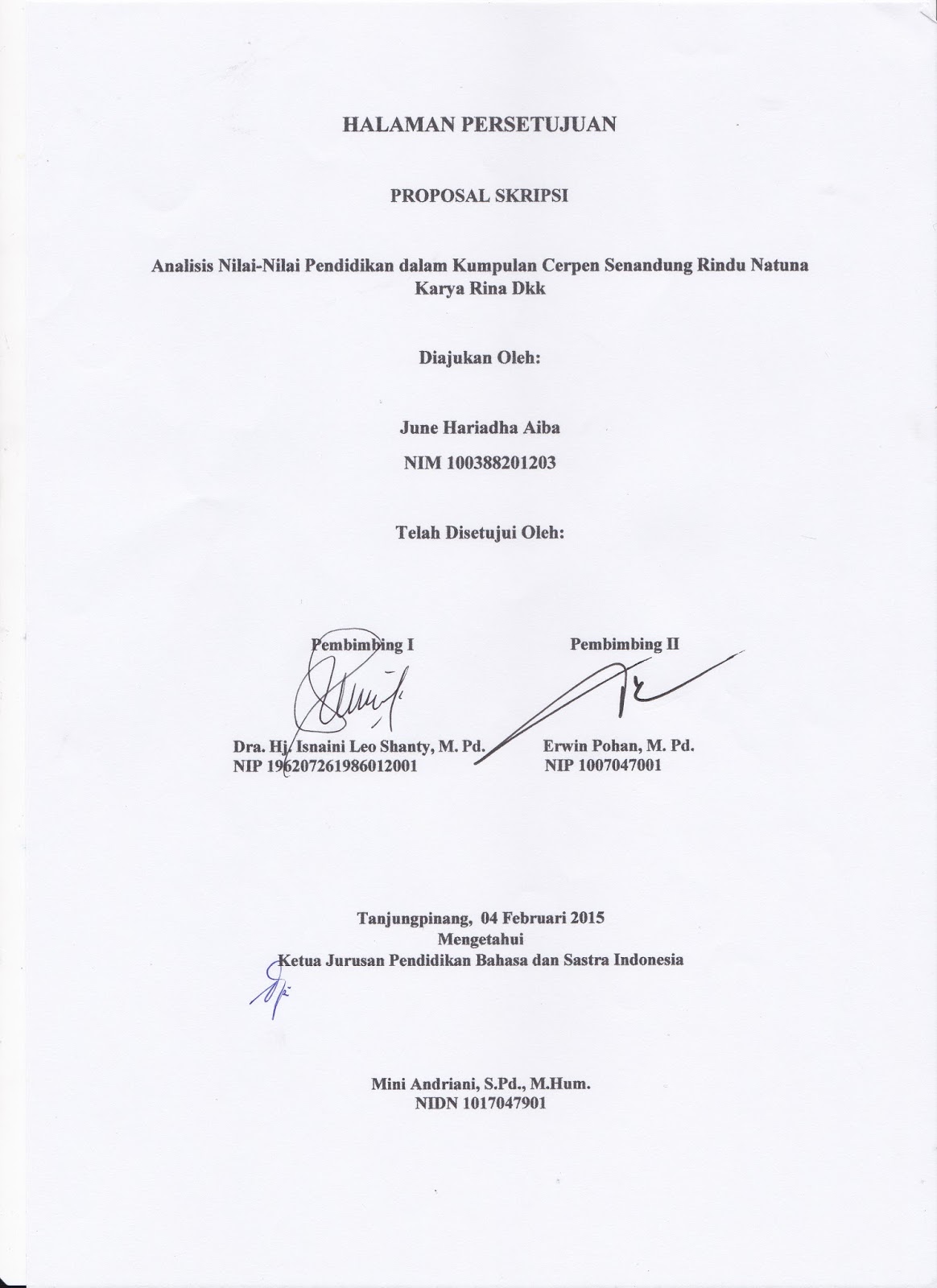 June Hariadha Aiba Analisis NilaiNilai Pendidikan dalam