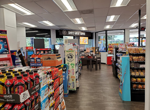 Bradfordville Circle K - September, 2021 Right side of store and coffee counter