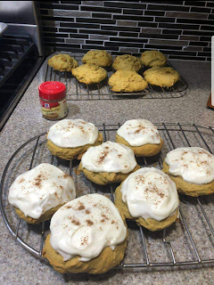 PUMPKIN COOKIES WITH CREAM CHEESE FROSTING (THE WORLD’S BEST!)