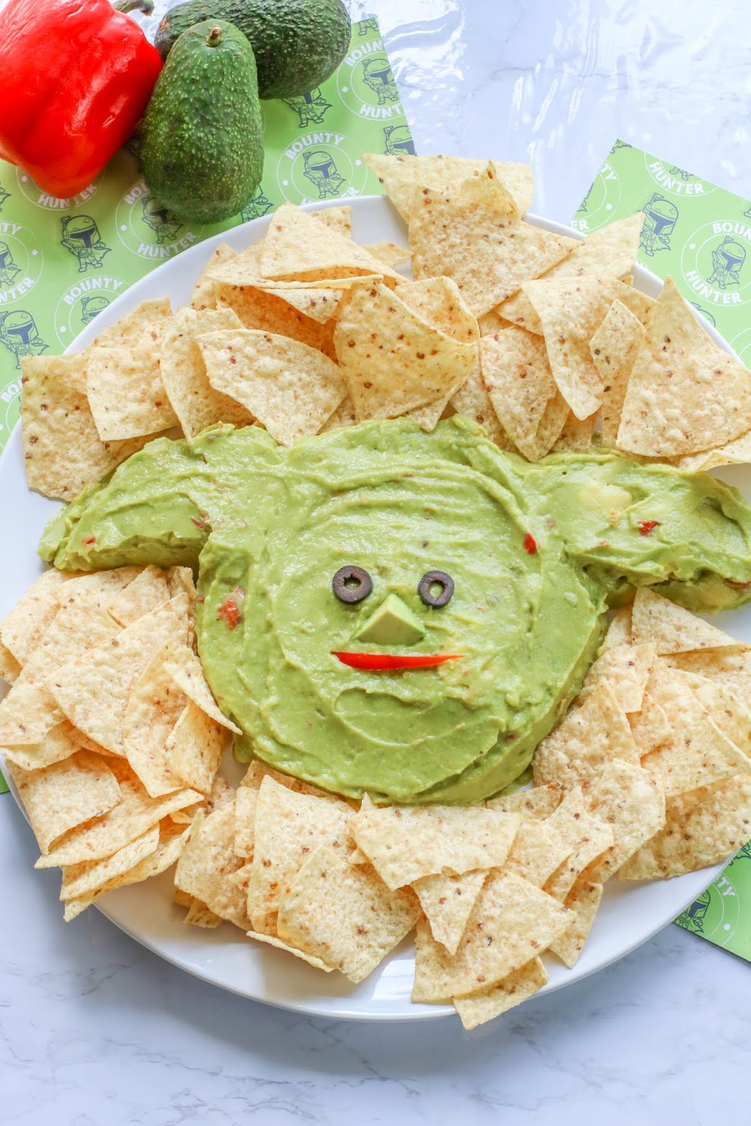 Star Wars Baby Yoda Guacamole Platter