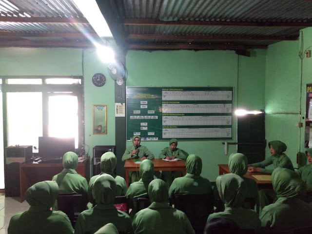 Persit Koramil 12/Manisrenggo Gelar Pertemuan Rutin