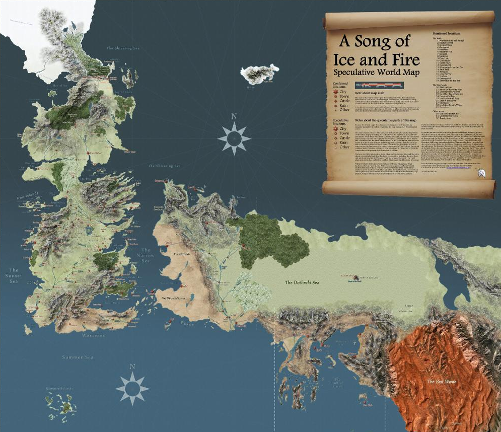 Game of Thrones Map