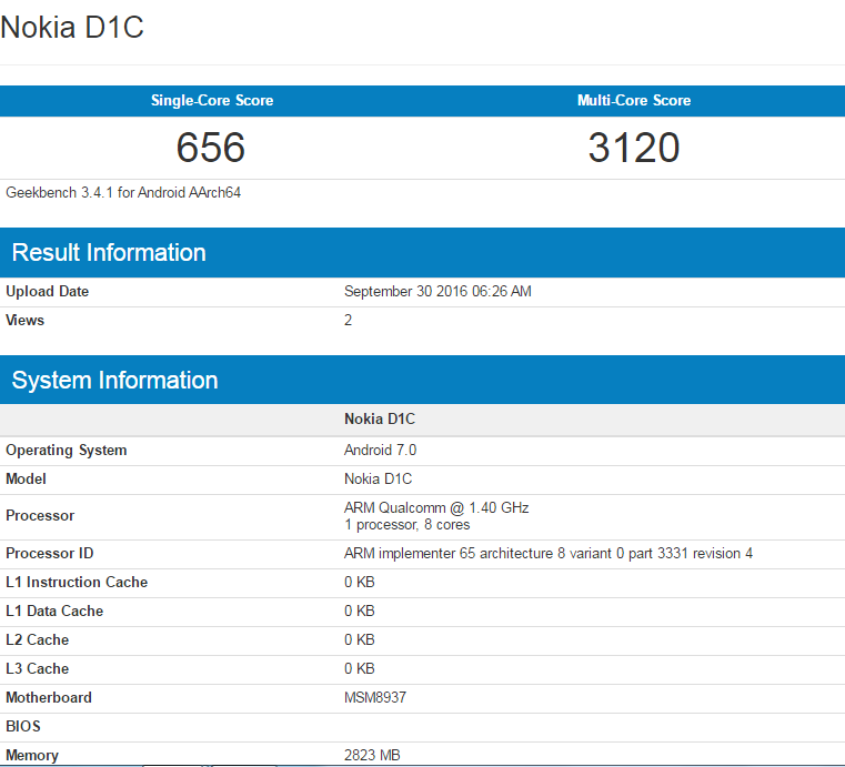 nokia d1c leaks on antutu benchmark full hd display 13mp camera snapdragon 430 soc tech updates