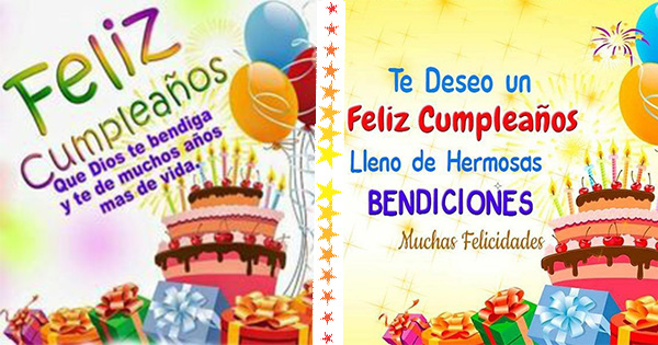 🥳 Imágenes y Tarjetas de Feliz Cumpleaños Cristianas