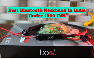 Best Bluetooth Neckband in India Under 1500 INR