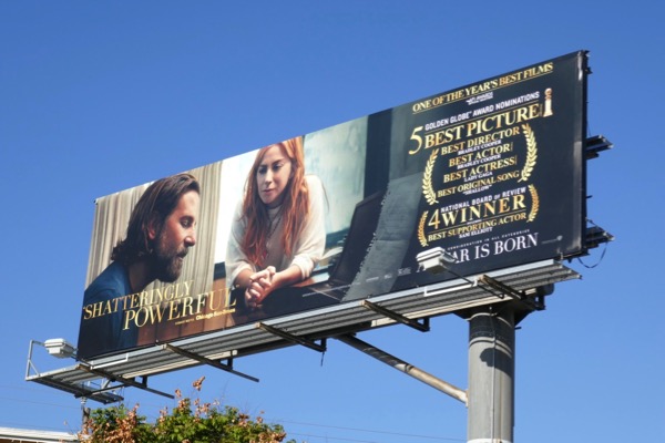 A Star Is Born For your consideration billboard A Star is Born For your consideration billboard
