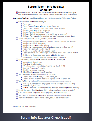 Sc Task Checklists Elements of an Effective Scrum Task Board