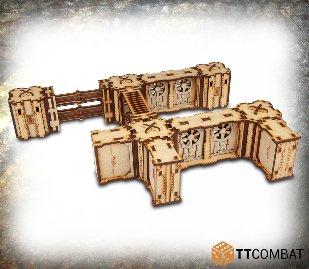 INH010 TTCombat INDUSTRIEL HIVE 40k, Terrain Sector 2 Industrial Complex