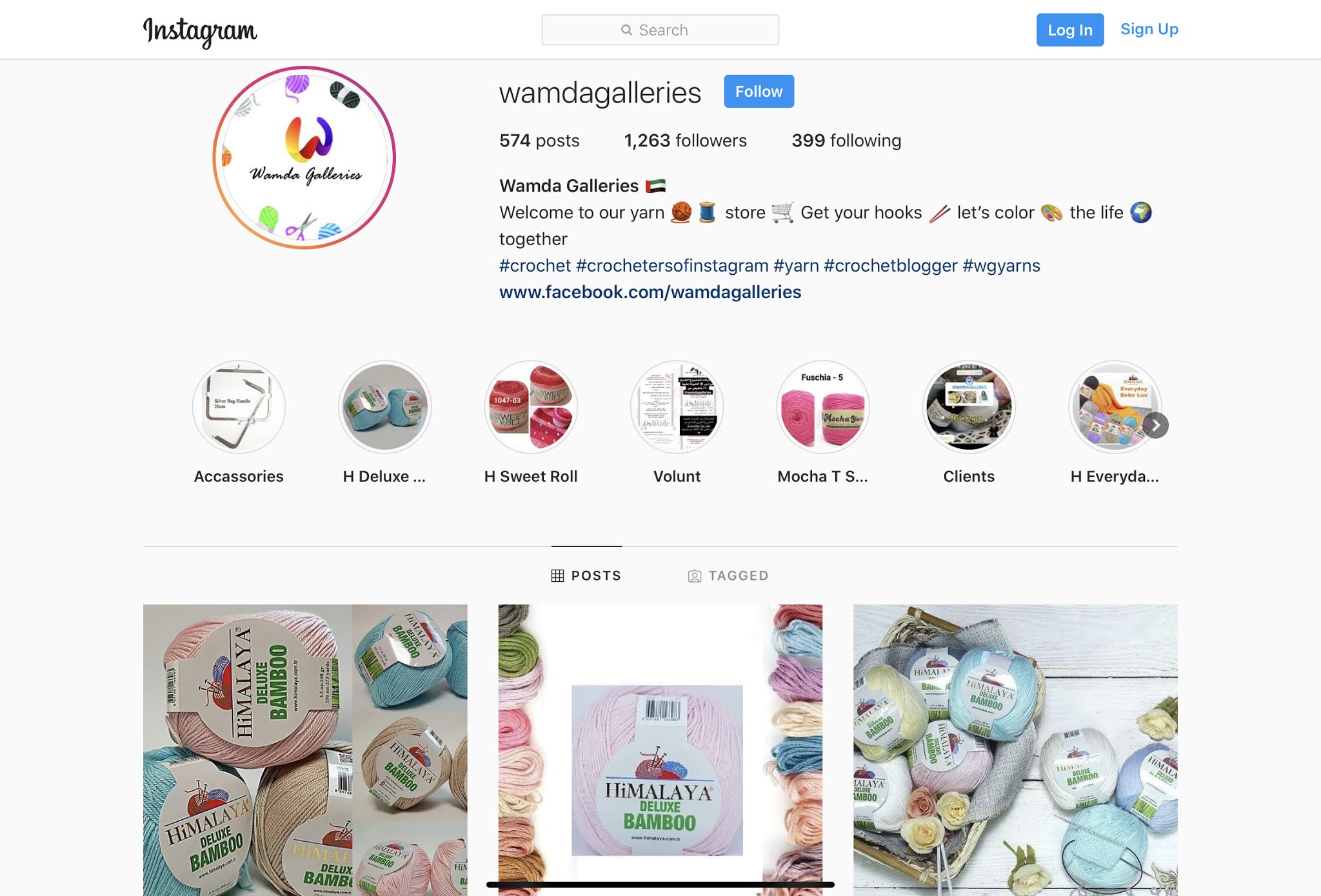 Where to buy knitting or crochet yarn and materials online in Dubai, UAE