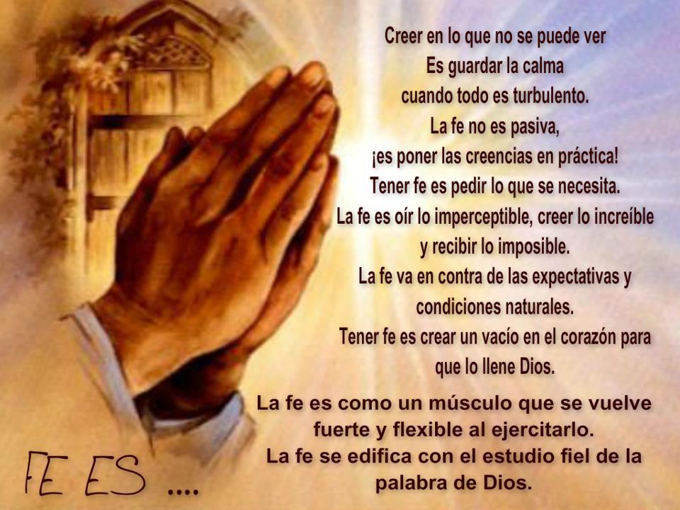 La fe es La fe es
