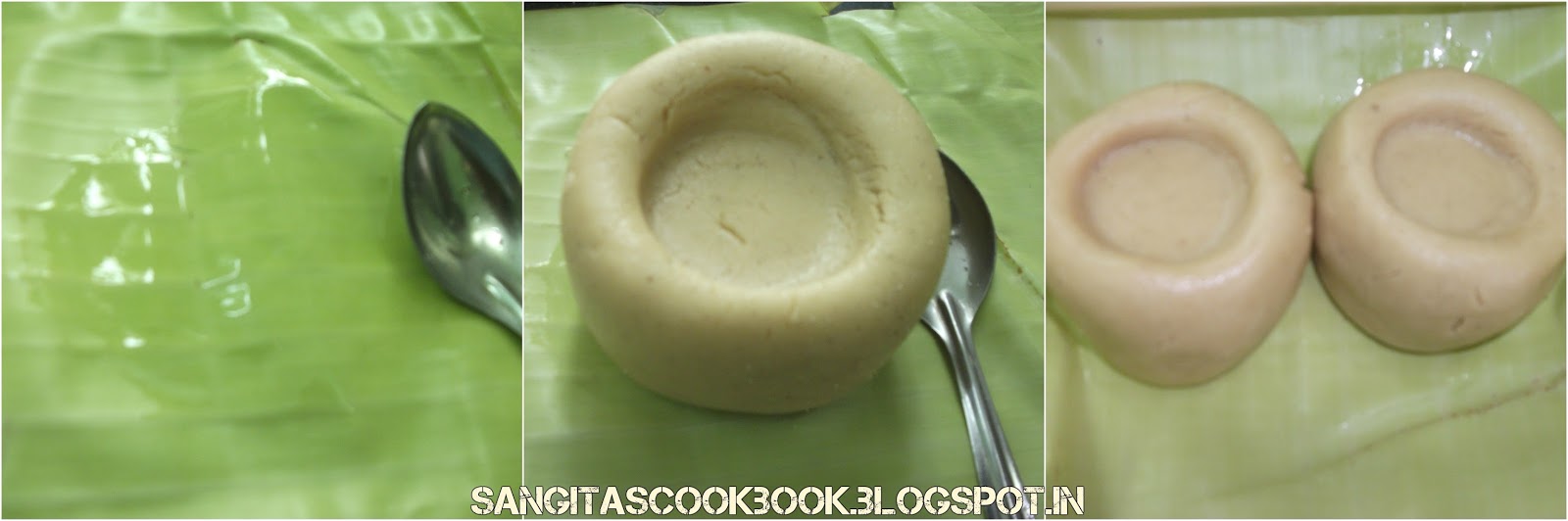 Sangita's Cookbook Maavilakku / Vilakku Maavu / Rice Flour Lamp Recipe