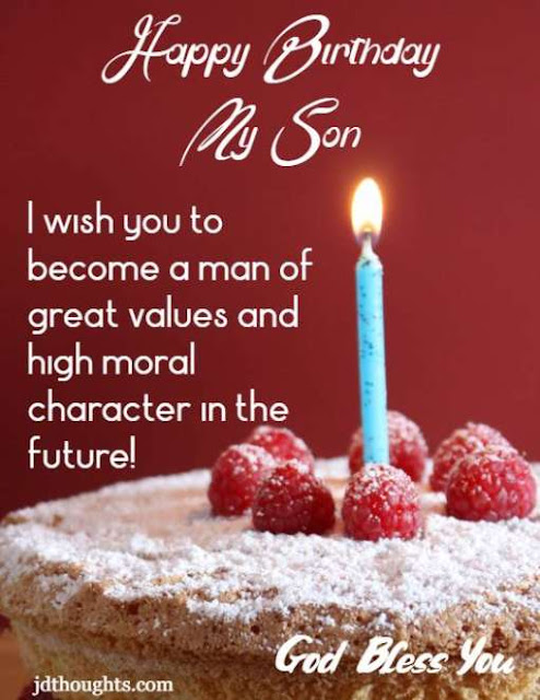 Happy birthday wishes to my son