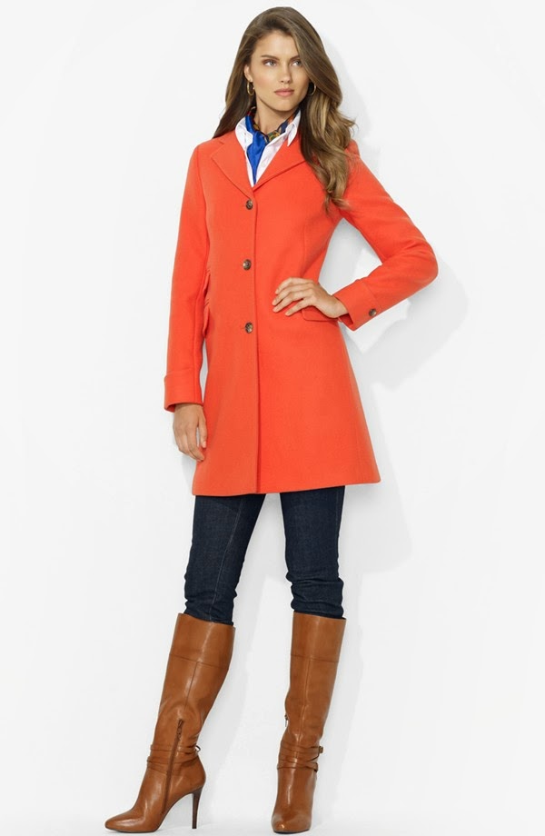 coat and shoes combination