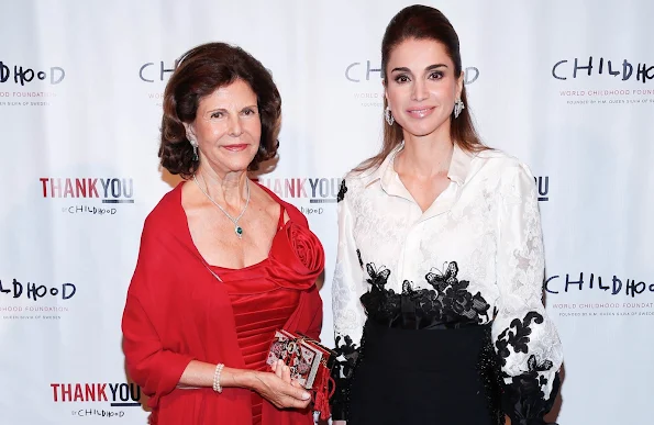 Queen Silvia and Queen Rania attend World Childhood Foundation USA ThankYou Gala 2015