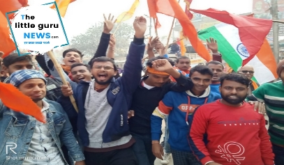 मंदिर जीर्णोद्धार मे सहयोग हेतु निकाली जनजागरण रैली मंदिर जीर्णोद्धार मे सहयोग हेतु निकाली जनजागरण रैली