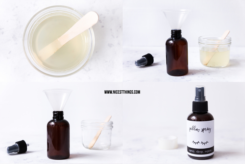 DIY Kissen Spray Pillow Spray selber machen Anleitung