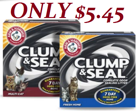 Extreme Couponing Mommy Cheap Arm Hammer Clump Seal Cat