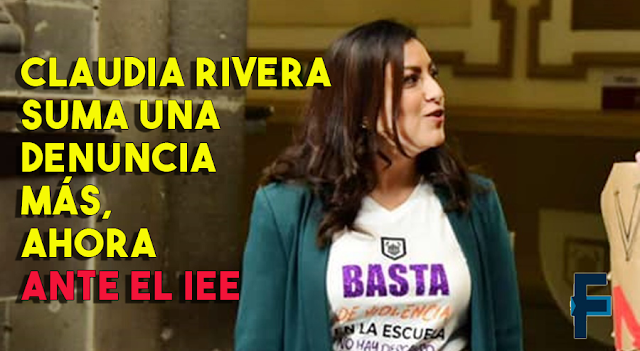 Regidora denuncia a Claudia Rivera ante el IEE por promocionar su imagen con recursos públicos