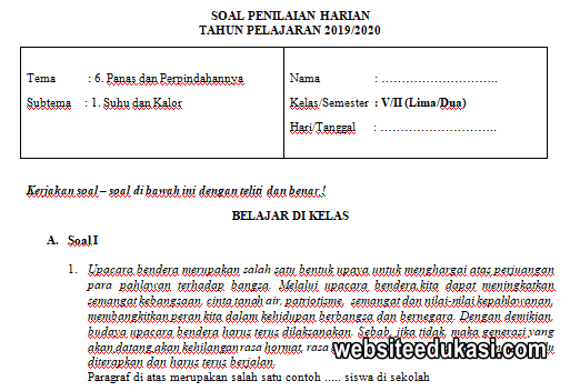 13++ Analisis soal ph kls 5 info