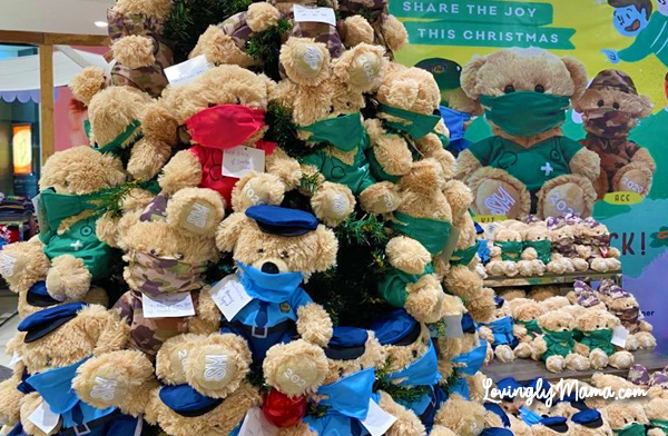 Collecting SM Bears of Joy, SM Bears of Joy 2020, Covid-19, Covid-19 pandemic, SM Bears of Joy Covid—19 edition, frontliners, nurse, doctor, soldier, police, collections, home, home décor, Christmas tree, Christmas traditions, New Year traditions, sharing, helping out, donating, charity, Christmas, Christmas gift, Kalipay Foundation, SM City Bacolod, SM Foundation, toys, teddy bears, toy collection, stuffed toys, face masks