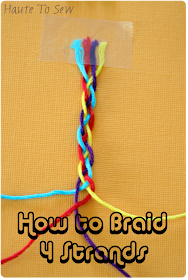 Haute To Sew: How to Braid with 4 Strands