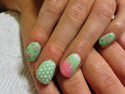 shellac nail strawberry cnd roses pale limeade rose darker stems gotcha leave polish
