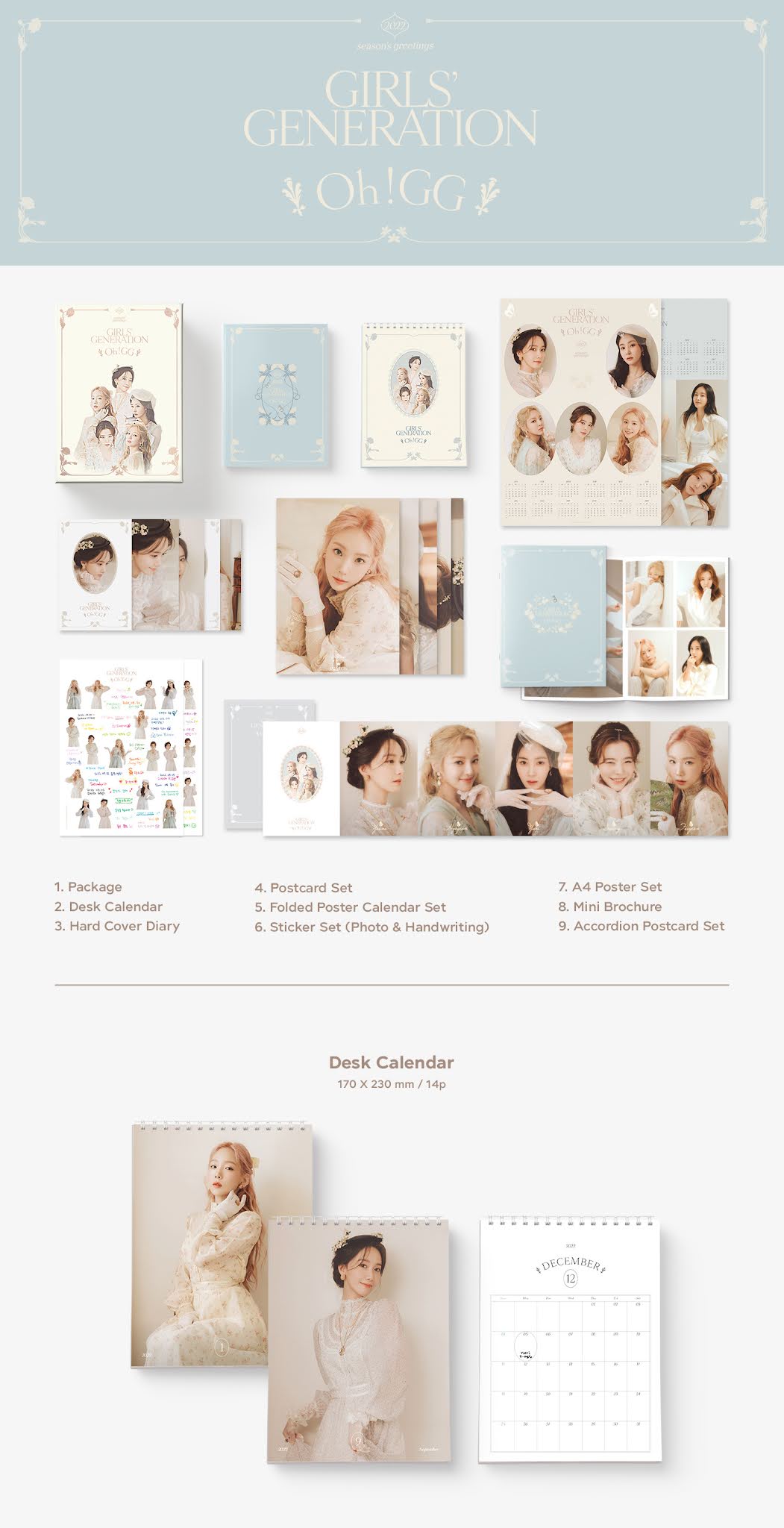 Girls' GenerationOh!GG SEASON'S GREETINGS 2022 GGPM